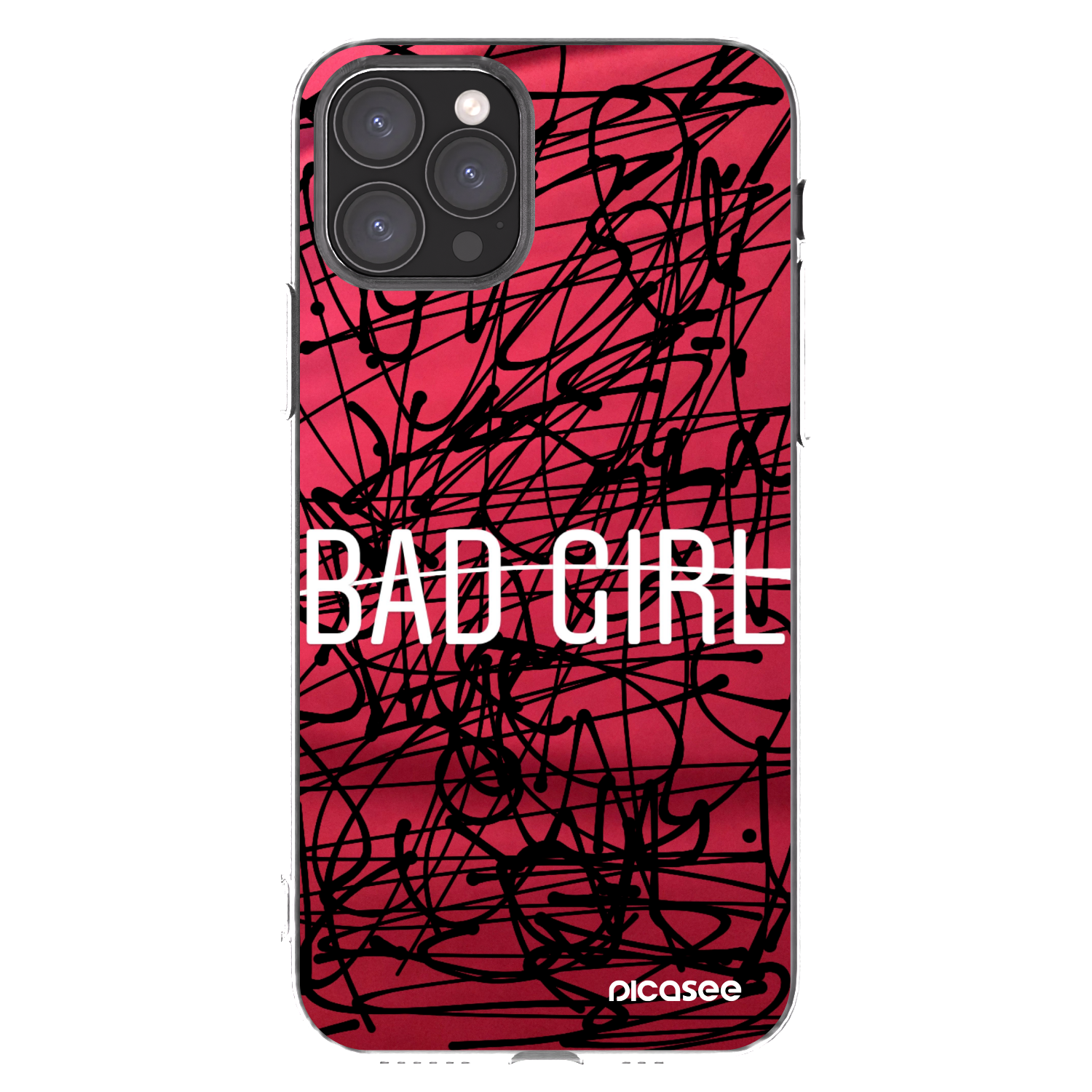 Picasee átlátszó szilikon tok az alábbi mobiltelefonokra Apple iPhone 11 Pro - Bad girl