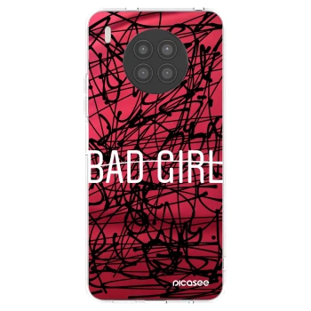 Picasee átlátszó szilikon tok az alábbi mobiltelefonokra Huawei Nova 8i - Bad girl
