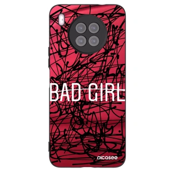 Picasee fekete szilikon tok az alábbi mobiltelefonokra Huawei Nova 8i - Bad girl