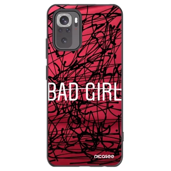 Picasee fekete szilikon tok az alábbi mobiltelefonokra Xiaomi Redmi Note 11S 4G - Bad girl