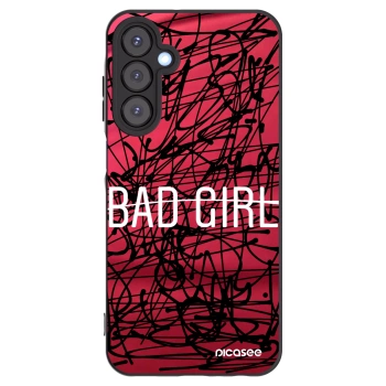 Picasee fekete szilikon tok az alábbi mobiltelefonokra Samsung Galaxy A25 A256B 5G - Bad girl