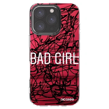 Picasee átlátszó szilikon tok az alábbi mobiltelefonokra Apple iPhone 16 Pro - Bad girl