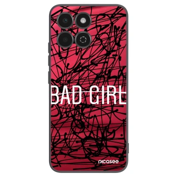 Picasee fekete szilikon tok az alábbi mobiltelefonokra Honor 200 Smart 5G - Bad girl