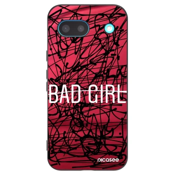 Picasee fekete szilikon tok az alábbi mobiltelefonokra Google Pixel 8a - Bad girl