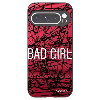 Picasee fekete szilikon tok az alábbi mobiltelefonokra Google Pixel 9 Pro XL - Bad girl