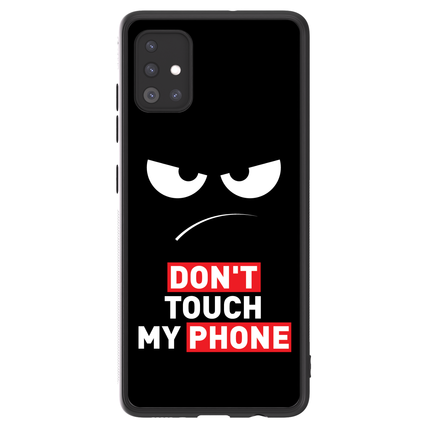 Picasee ULTIMATE CASE Samsung Galaxy A51 A515F - készülékre - Angry Eyes - Transparent