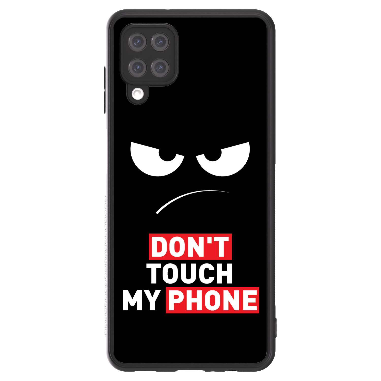 Picasee ULTIMATE CASE Samsung Galaxy A12 A125F - készülékre - Angry Eyes - Transparent