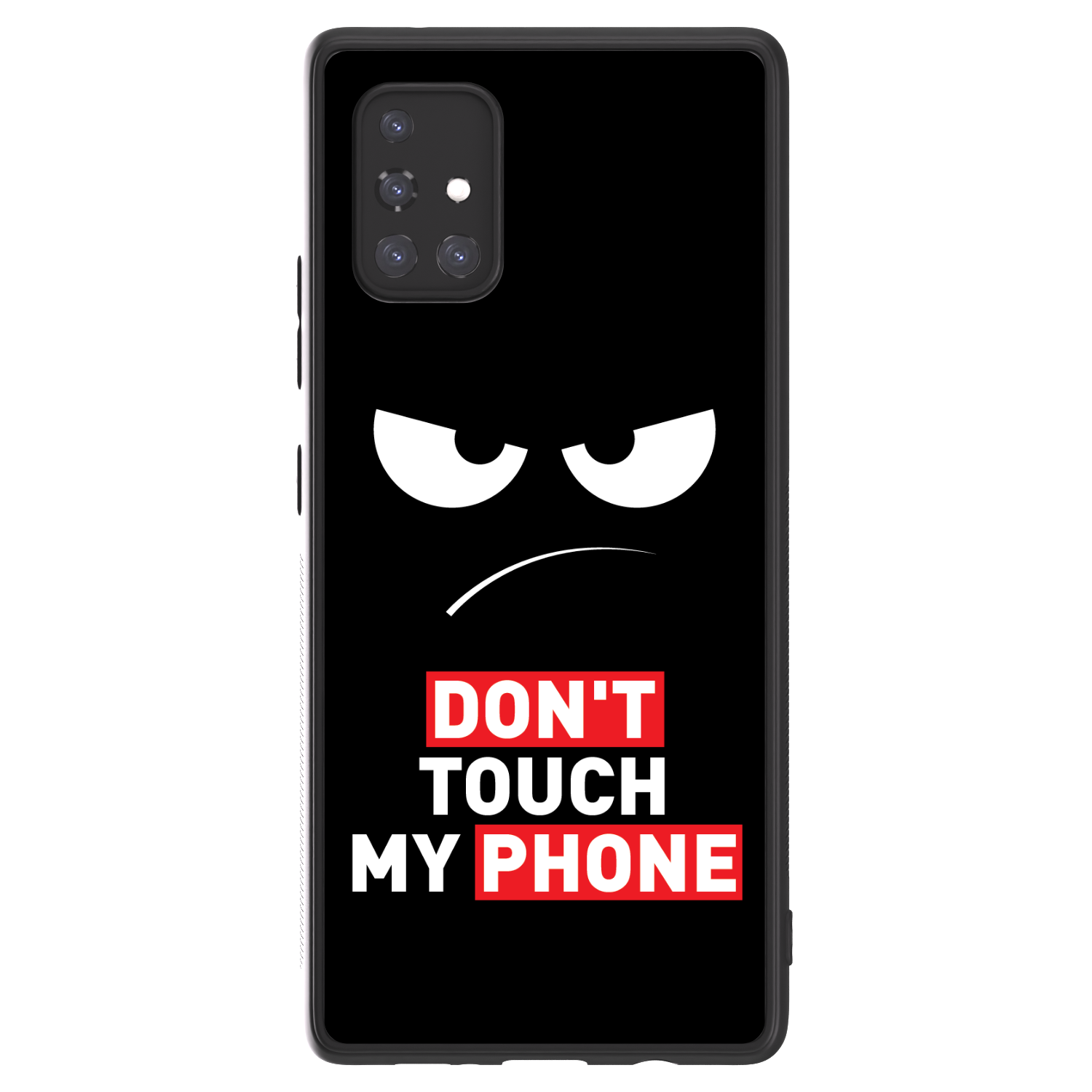 Picasee ULTIMATE CASE Samsung Galaxy A71 A715F - készülékre - Angry Eyes - Transparent