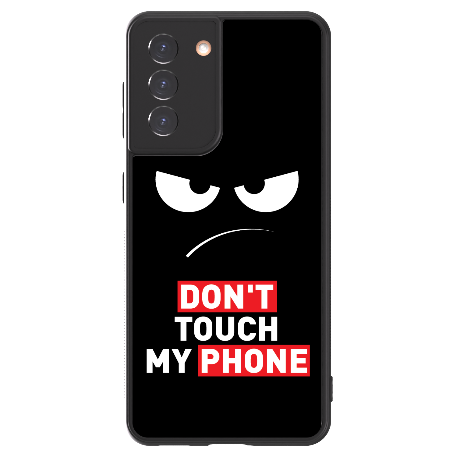 Picasee ULTIMATE CASE Samsung Galaxy S21 5G G991B - készülékre - Angry Eyes - Transparent