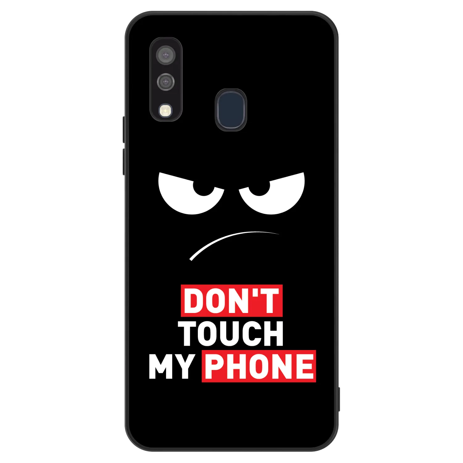 Picasee ULTIMATE CASE Samsung Galaxy A40 A405F - készülékre - Angry Eyes - Transparent