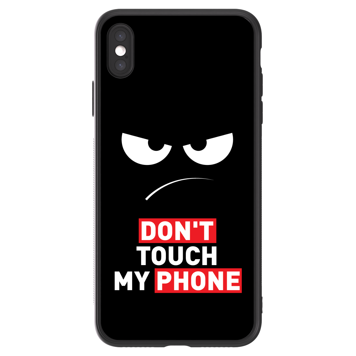 Picasee ULTIMATE CASE Apple iPhone XS Max - készülékre - Angry Eyes - Transparent
