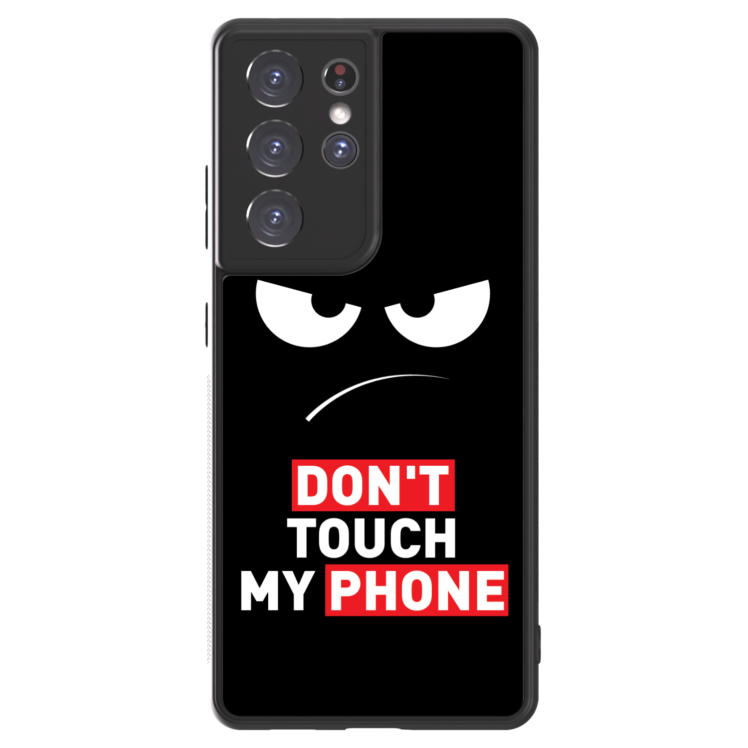 Picasee ULTIMATE CASE Samsung Galaxy S21 Ultra 5G G998B - készülékre - Angry Eyes - Transparent