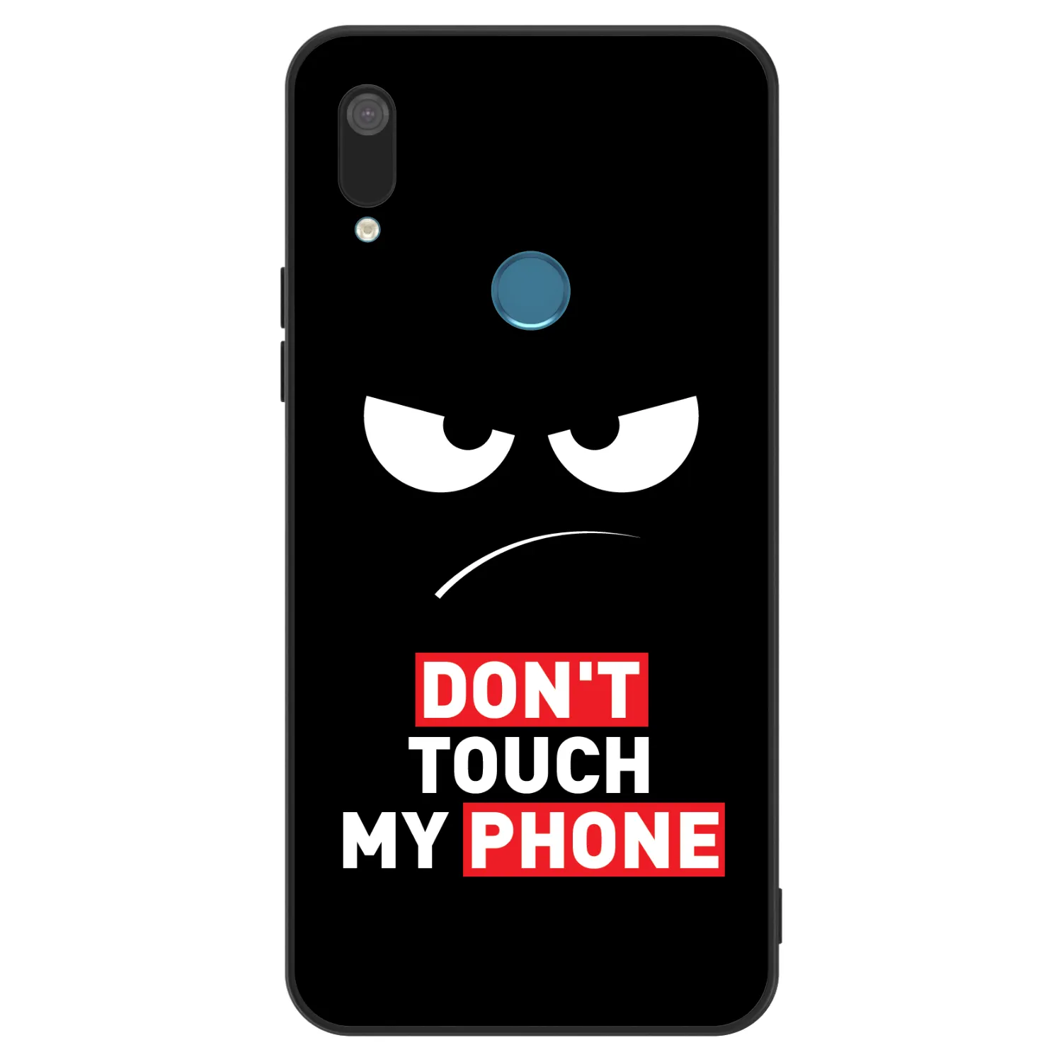 Picasee ULTIMATE CASE Huawei Y7 2019 - készülékre - Angry Eyes - Transparent