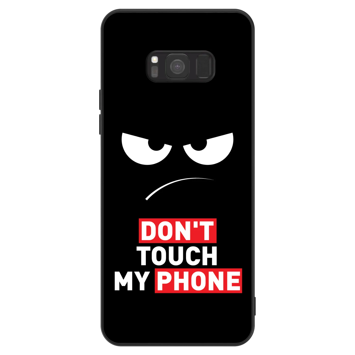 Picasee ULTIMATE CASE Samsung Galaxy S8 G950F - készülékre - Angry Eyes - Transparent