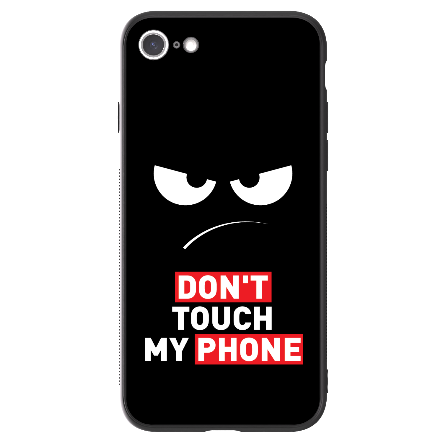 Picasee ULTIMATE CASE Apple iPhone SE 2020 - készülékre - Angry Eyes - Transparent