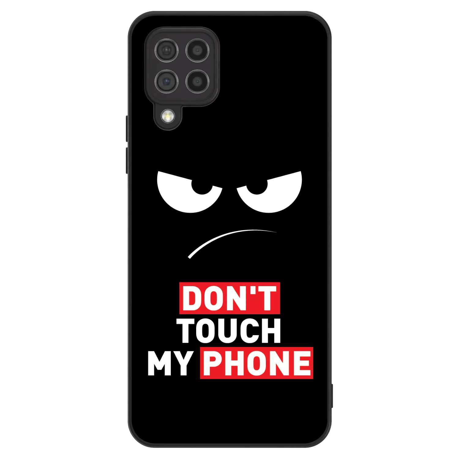 Picasee ULTIMATE CASE Samsung Galaxy A22 A225F 4G - készülékre - Angry Eyes - Transparent