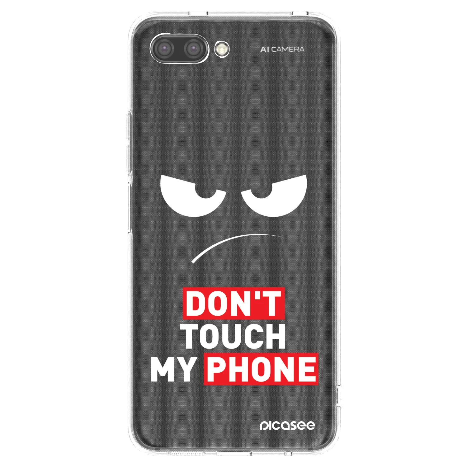 Picasee átlátszó szilikon tok az alábbi mobiltelefonokra Honor 10 - Angry Eyes - Transparent