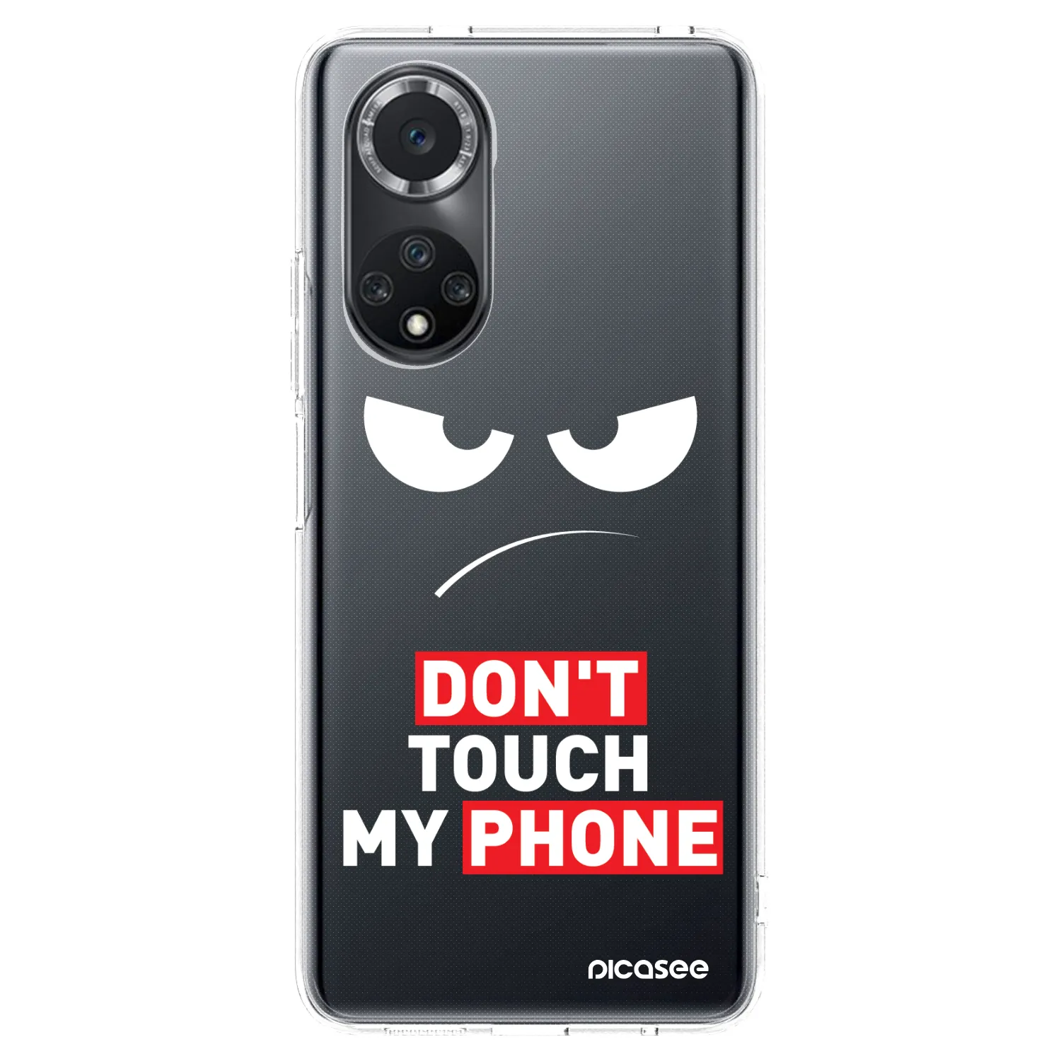 Picasee átlátszó szilikon tok az alábbi mobiltelefonokra Huawei Nova 9 SE - Angry Eyes - Transparent