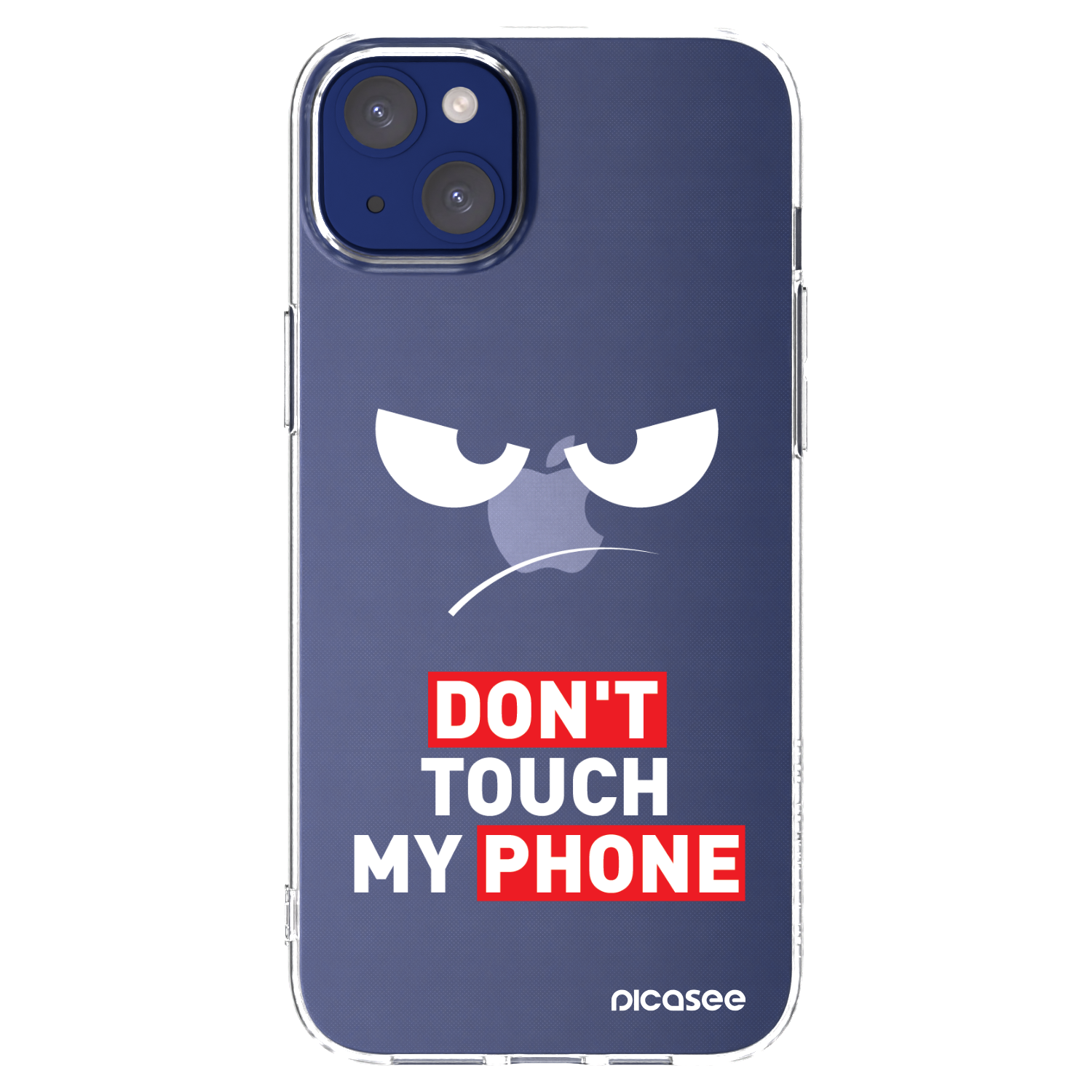 Picasee átlátszó szilikon tok az alábbi mobiltelefonokra Apple iPhone 14 Plus - Angry Eyes - Transparent