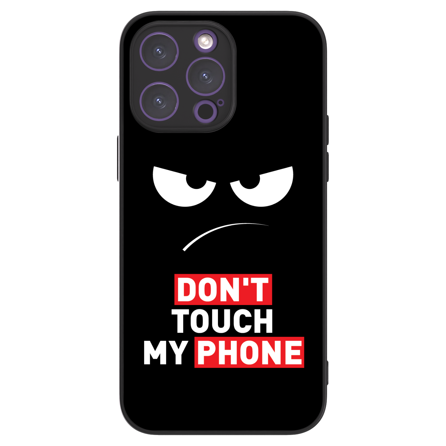 Picasee ULTIMATE CASE Apple iPhone 14 Pro Max - készülékre - Angry Eyes - Transparent