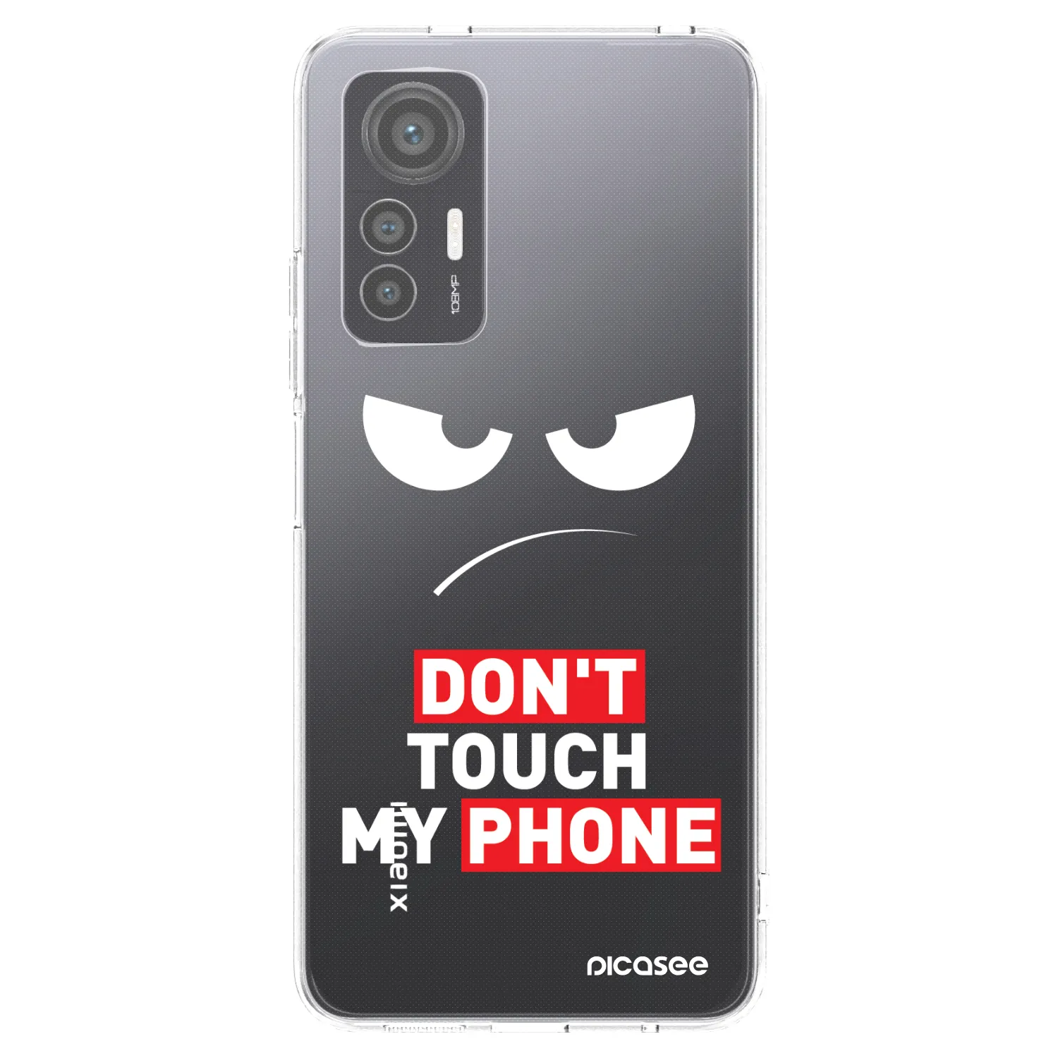 Picasee átlátszó szilikon tok az alábbi mobiltelefonokra Xiaomi 12 Lite - Angry Eyes - Transparent