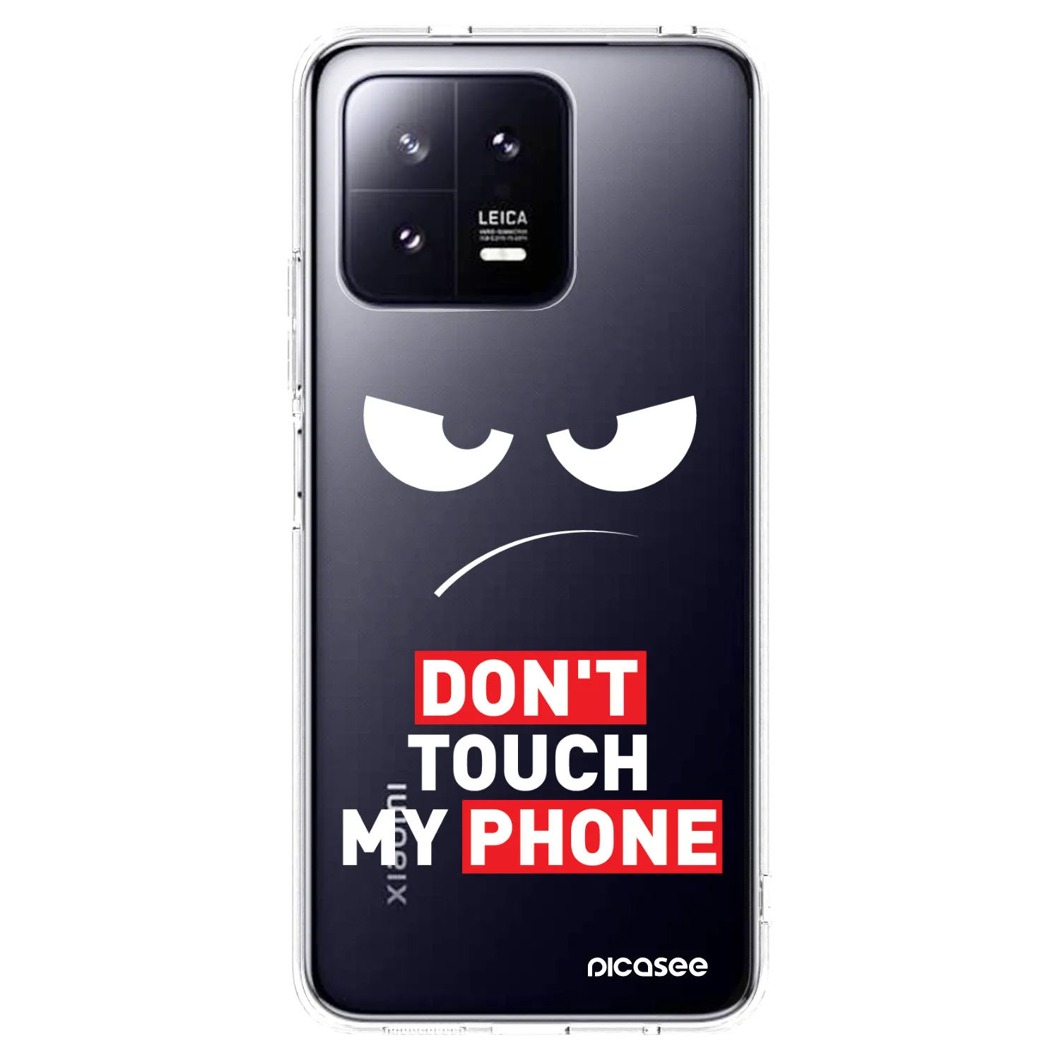 Picasee átlátszó szilikon tok az alábbi mobiltelefonokra Xiaomi 13 Pro - Angry Eyes - Transparent