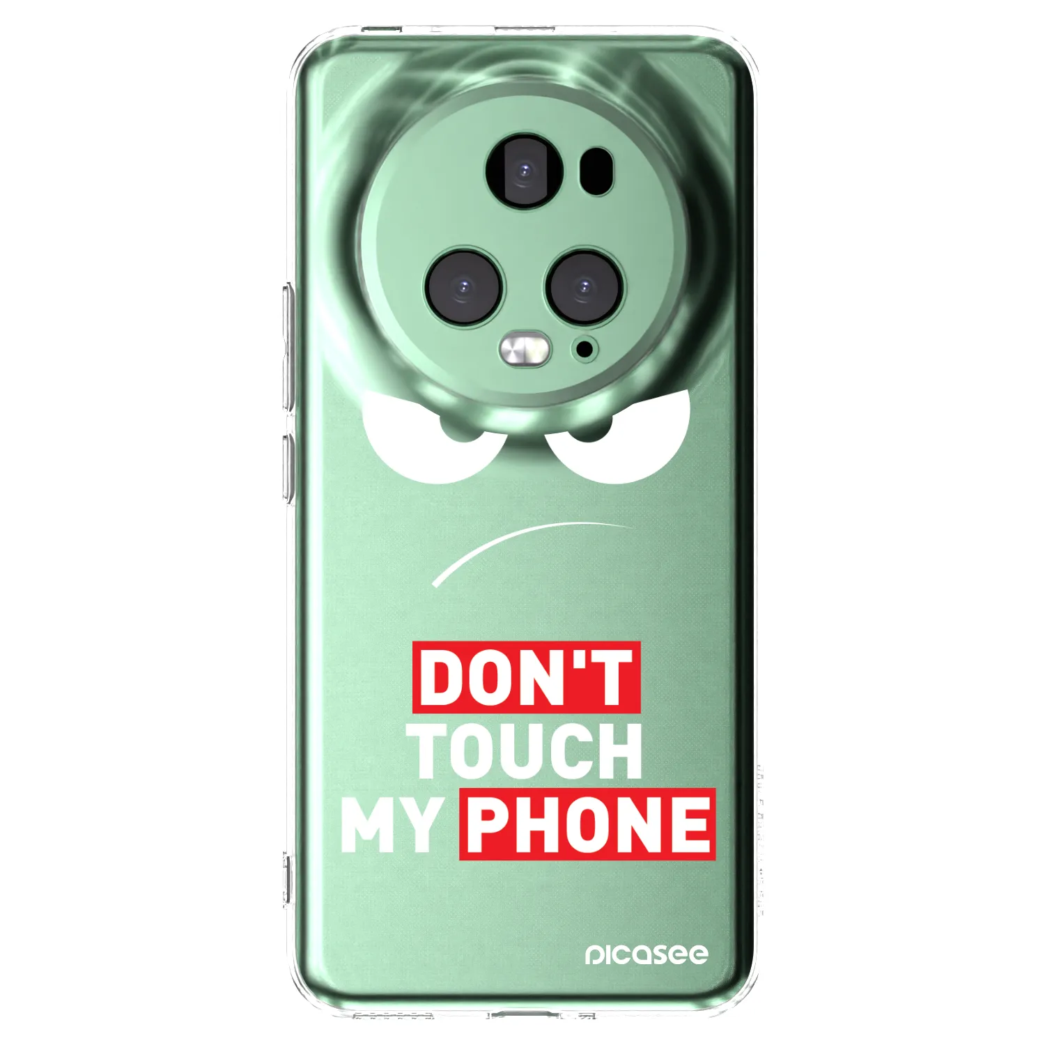 Picasee átlátszó szilikon tok az alábbi mobiltelefonokra Honor Magic5 Pro - Angry Eyes - Transparent