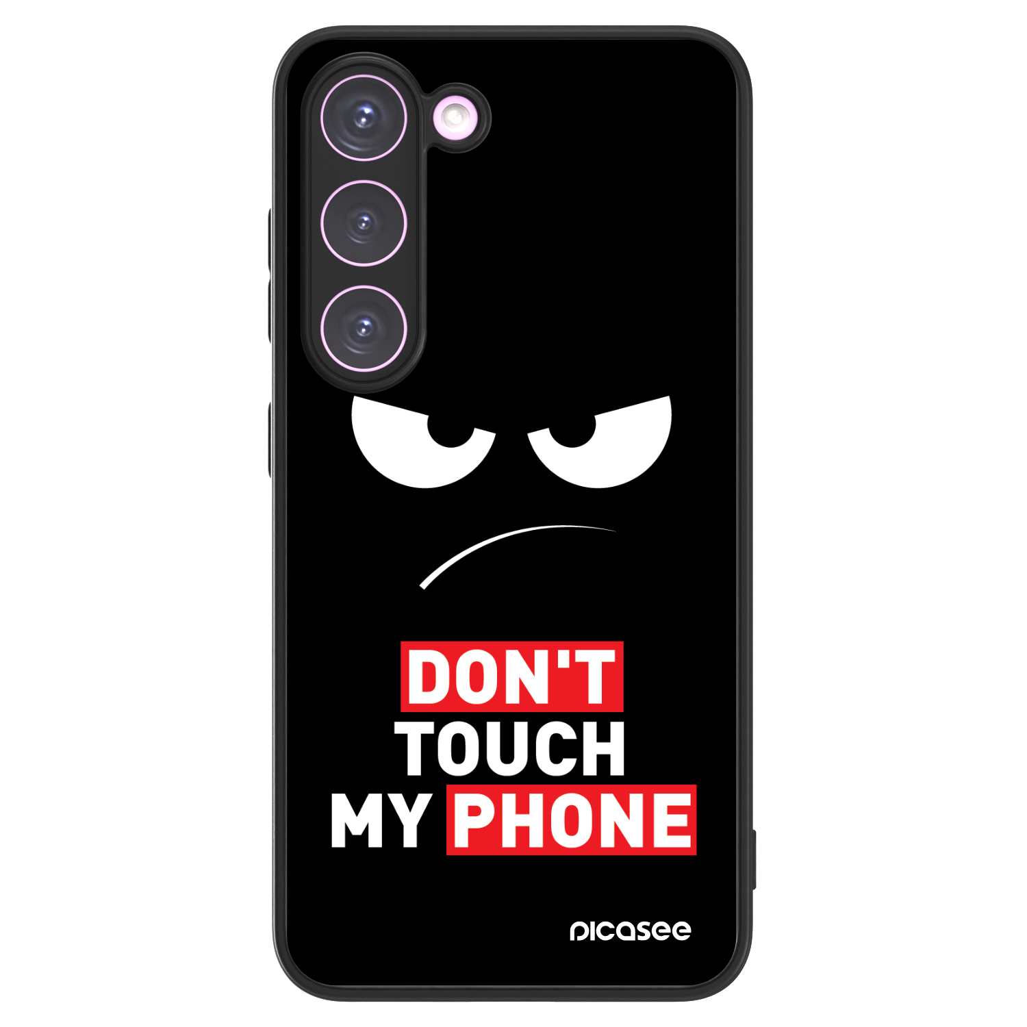 Picasee ULTIMATE CASE PowerShare Samsung Galaxy S23 5G - készülékre - Angry Eyes - Transparent
