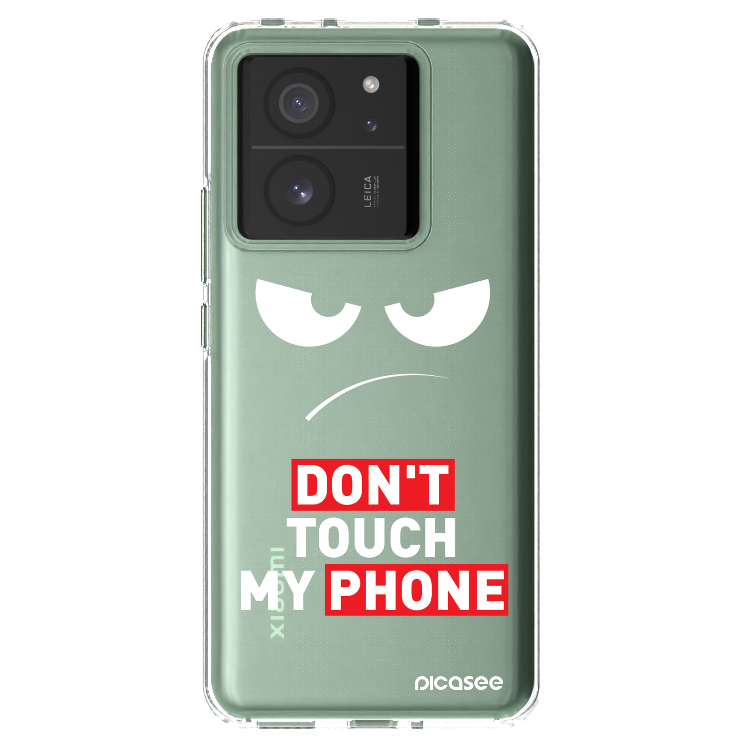 Picasee átlátszó szilikon tok az alábbi mobiltelefonokra Xiaomi 13T - Angry Eyes - Transparent