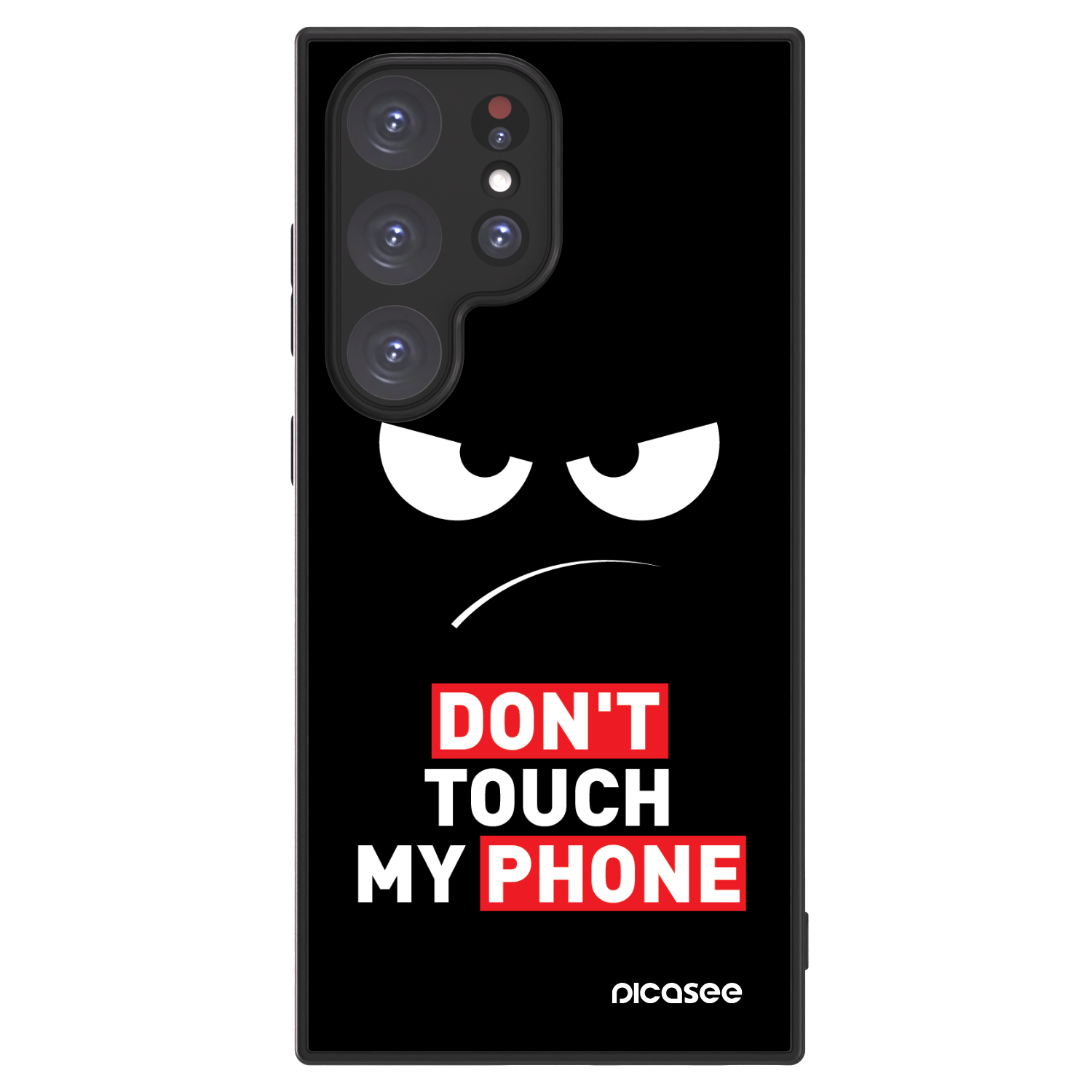 Picasee ULTIMATE CASE PowerShare Samsung Galaxy S24 Ultra S928B 5G - készülékre - Angry Eyes - Transparent