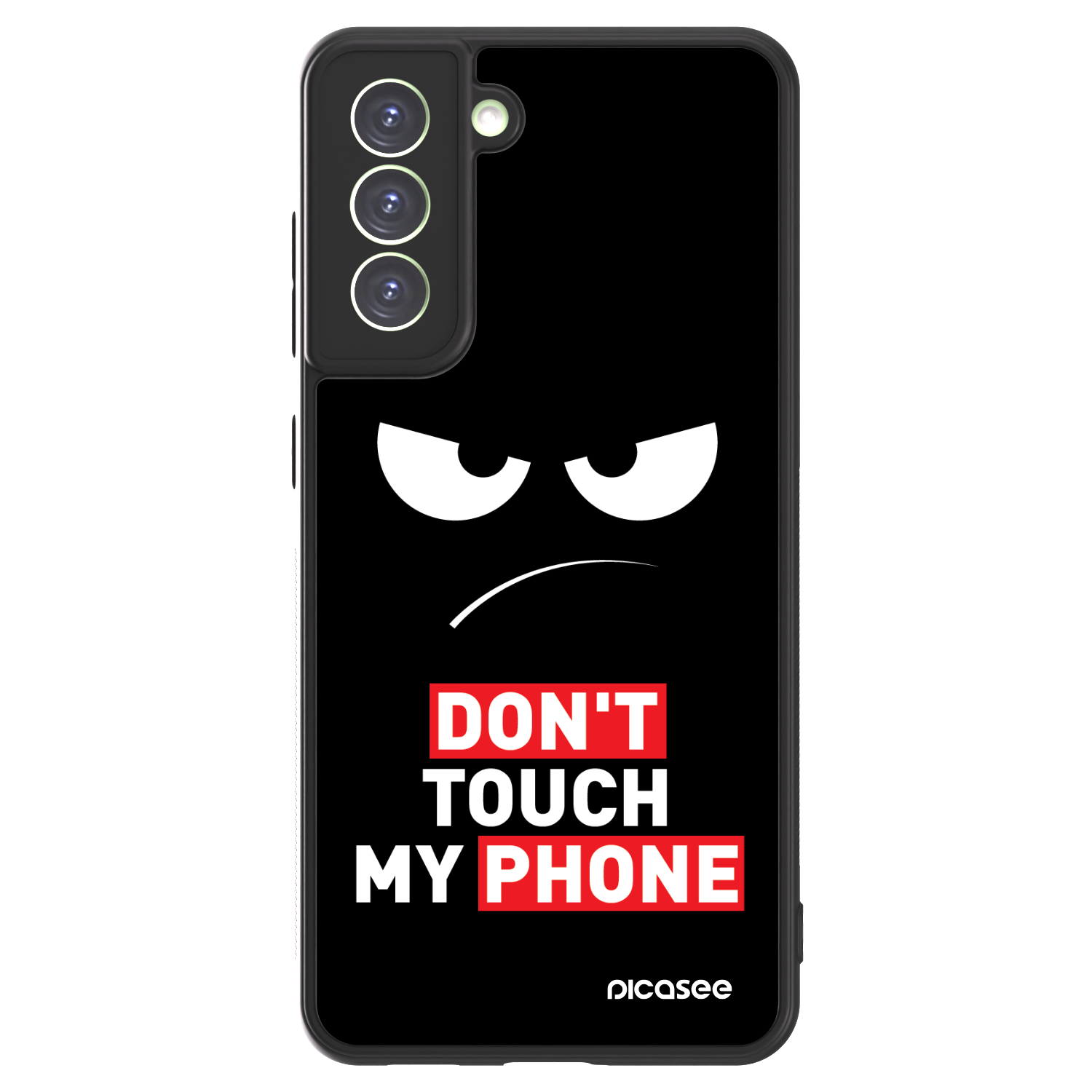 Picasee ULTIMATE CASE PowerShare Samsung Galaxy S21 FE 5G - készülékre - Angry Eyes - Transparent