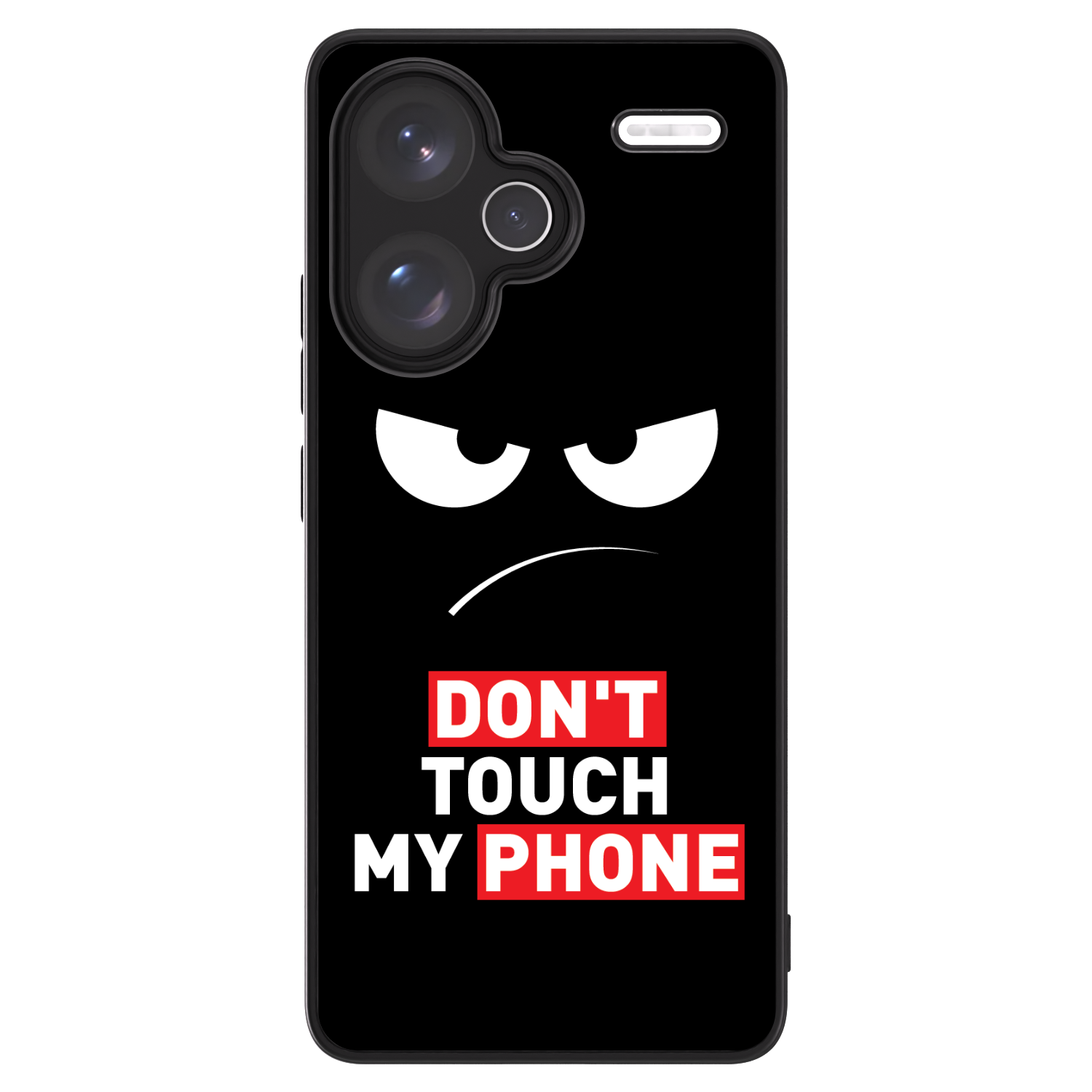 Picasee ULTIMATE CASE Xiaomi Redmi Note 13 Pro+ 5G - készülékre - Angry Eyes - Transparent