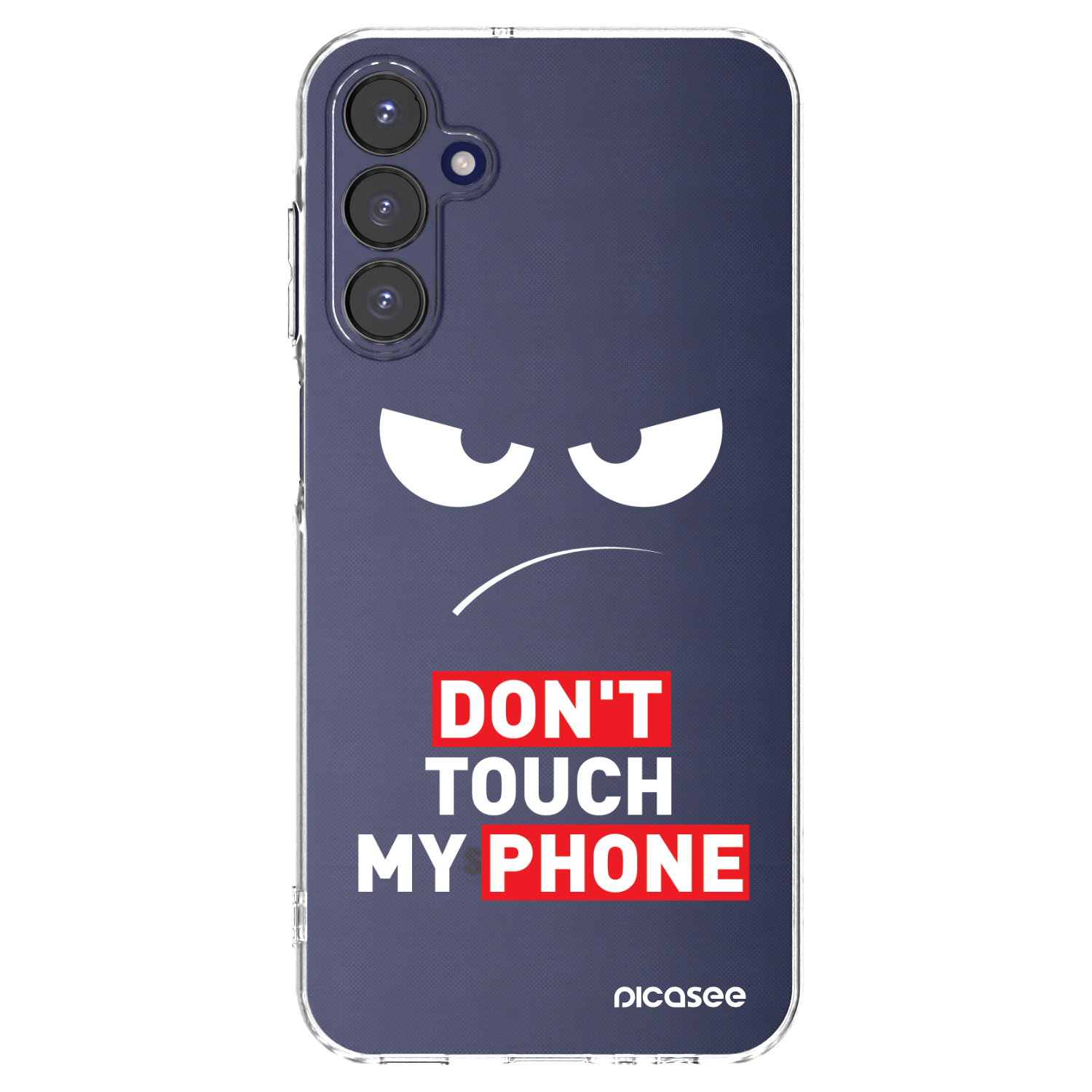 Picasee átlátszó szilikon tok az alábbi mobiltelefonokra Samsung Galaxy A15 A155F 4G - Angry Eyes - Transparent