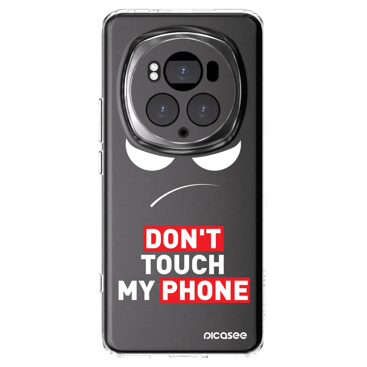 Picasee átlátszó szilikon tok az alábbi mobiltelefonokra Honor Magic6 Pro - Angry Eyes - Transparent
