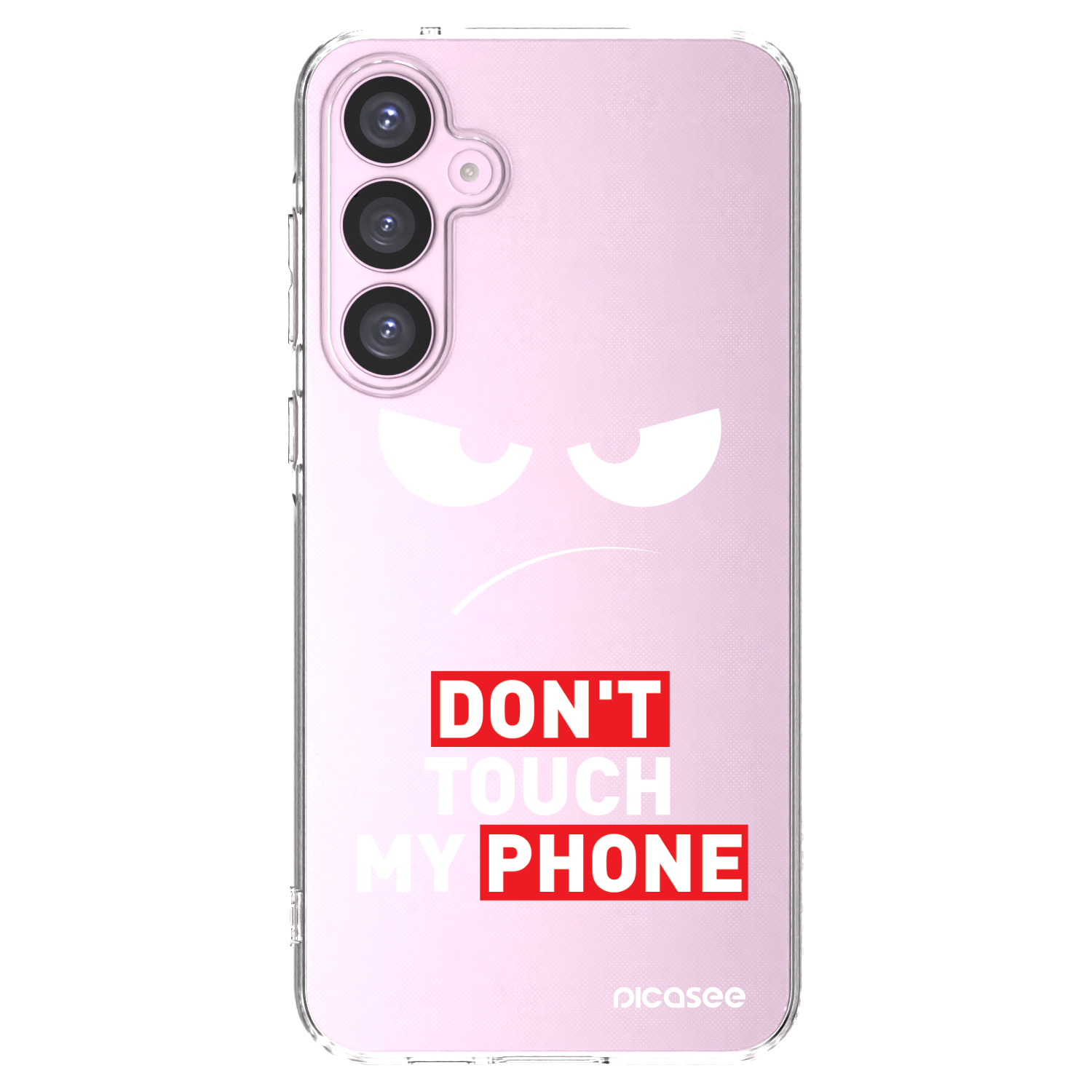 Picasee átlátszó szilikon tok az alábbi mobiltelefonokra Samsung Galaxy A55 5G A556B - Angry Eyes - Transparent