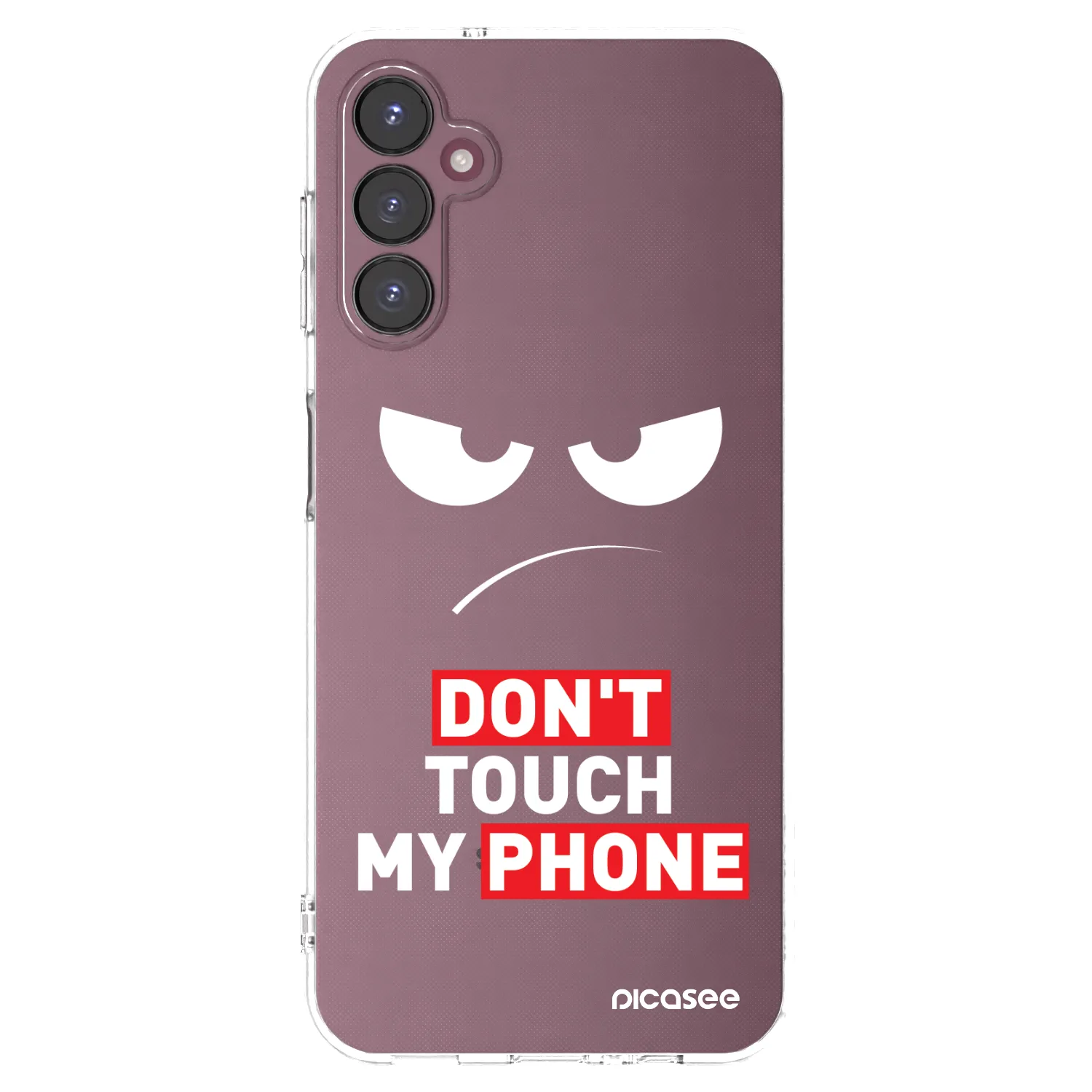 Picasee átlátszó szilikon tok az alábbi mobiltelefonokra Samsung Galaxy A05s A057G - Angry Eyes - Transparent