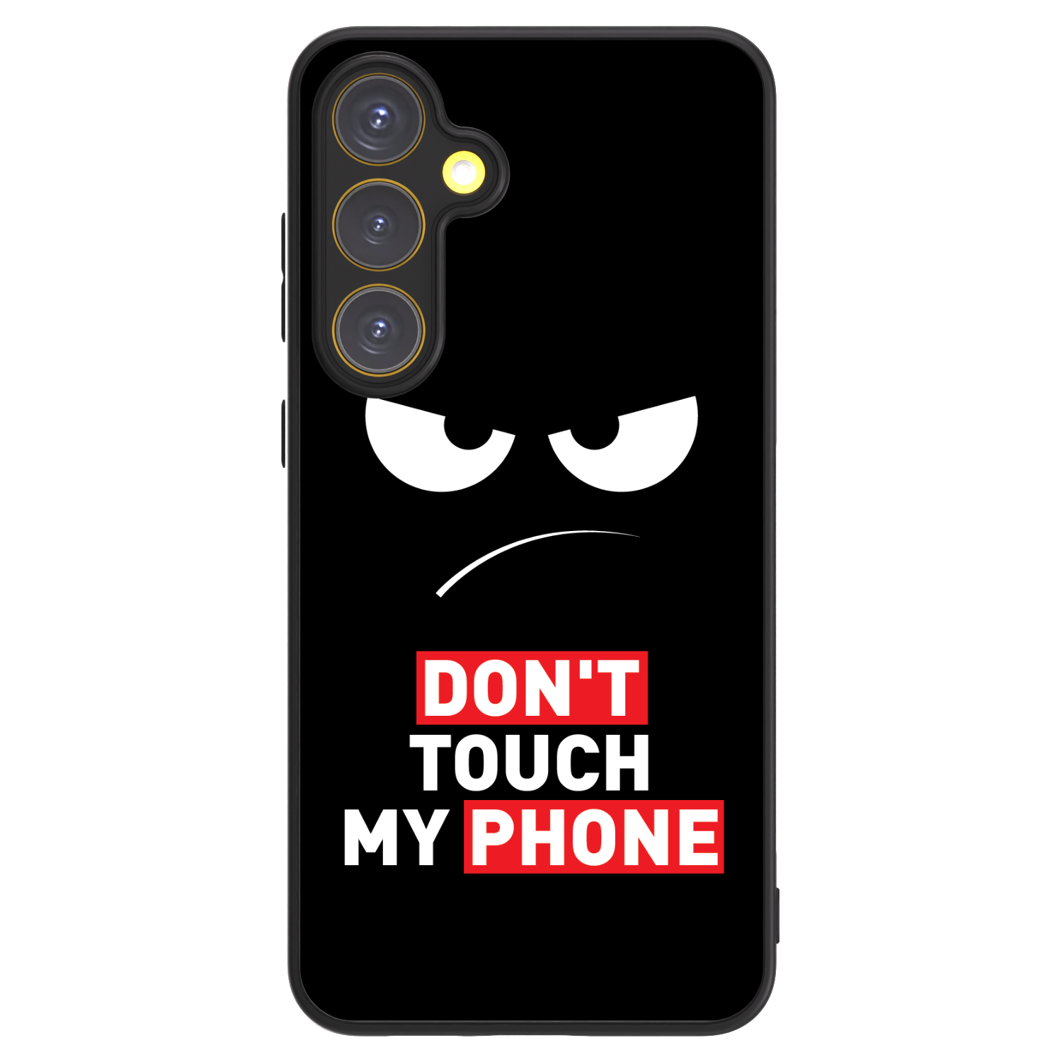 Picasee ULTIMATE CASE Samsung Galaxy S24 FE S721B - készülékre - Angry Eyes - Transparent