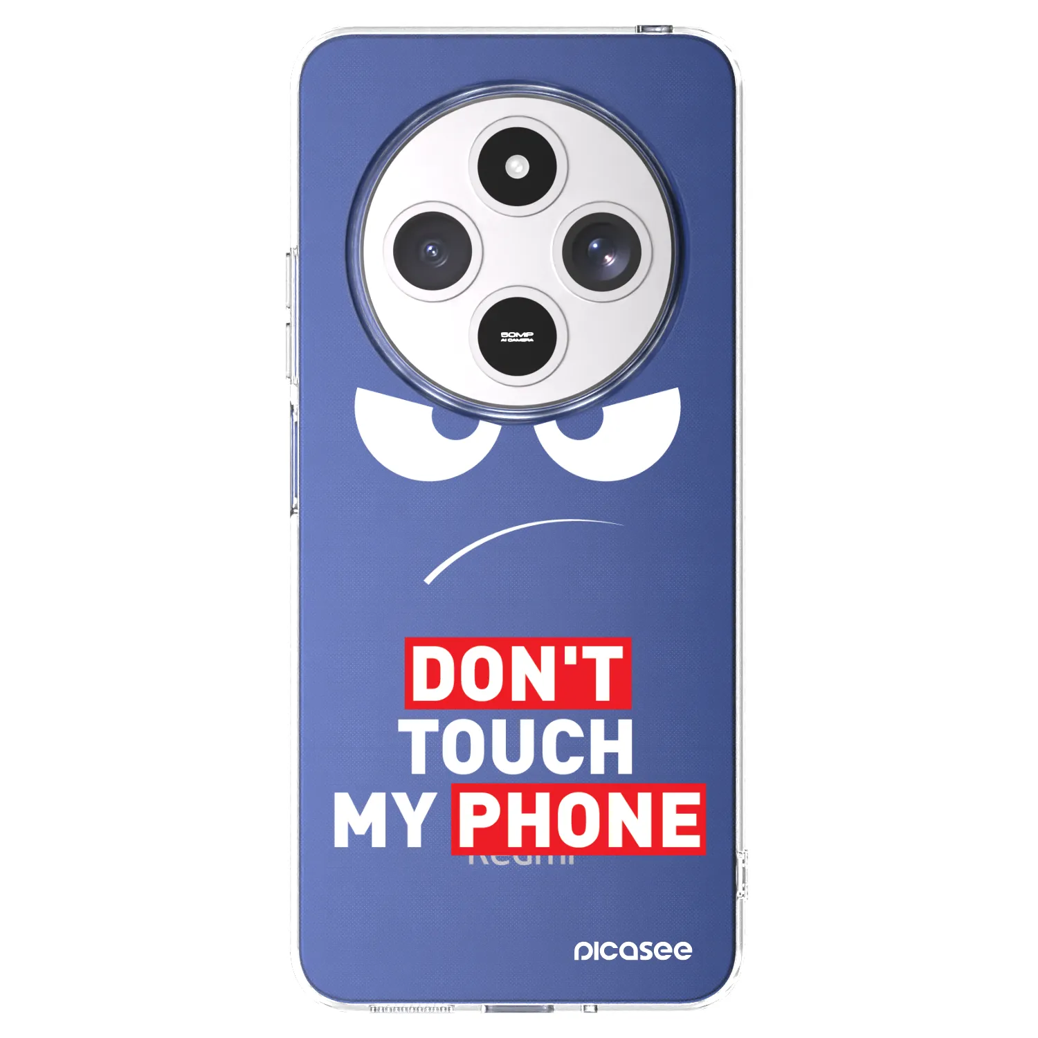 Picasee átlátszó szilikon tok az alábbi mobiltelefonokra Xiaomi Redmi 14C - Angry Eyes - Transparent