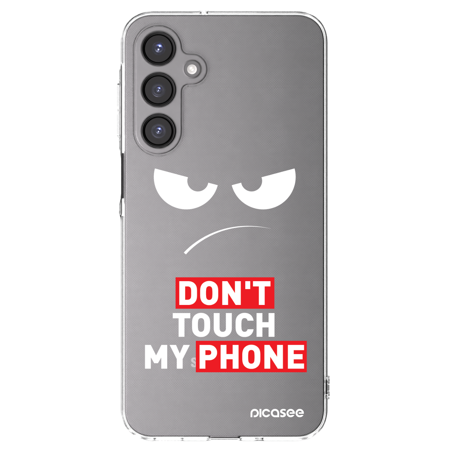 Picasee átlátszó szilikon tok az alábbi mobiltelefonokra Samsung Galaxy A16 5G - Angry Eyes - Transparent