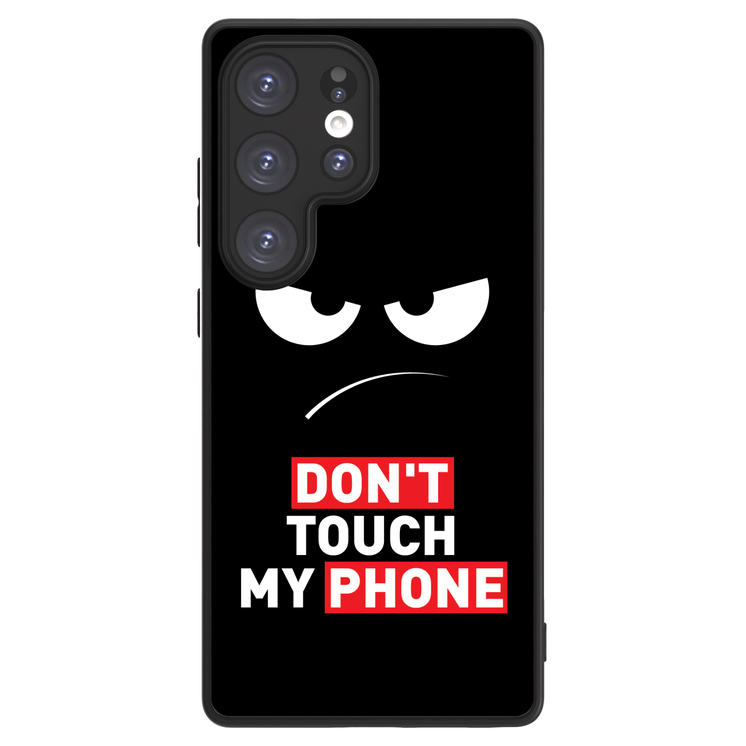 Picasee ULTIMATE CASE Samsung Galaxy S25 Ultra 5G - készülékre - Angry Eyes - Transparent