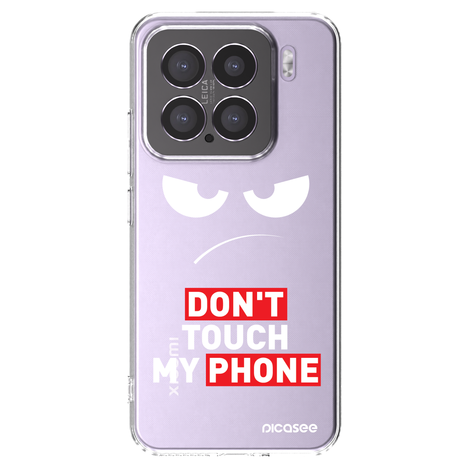 Picasee átlátszó szilikon tok az alábbi mobiltelefonokra Xiaomi 15 - Angry Eyes - Transparent