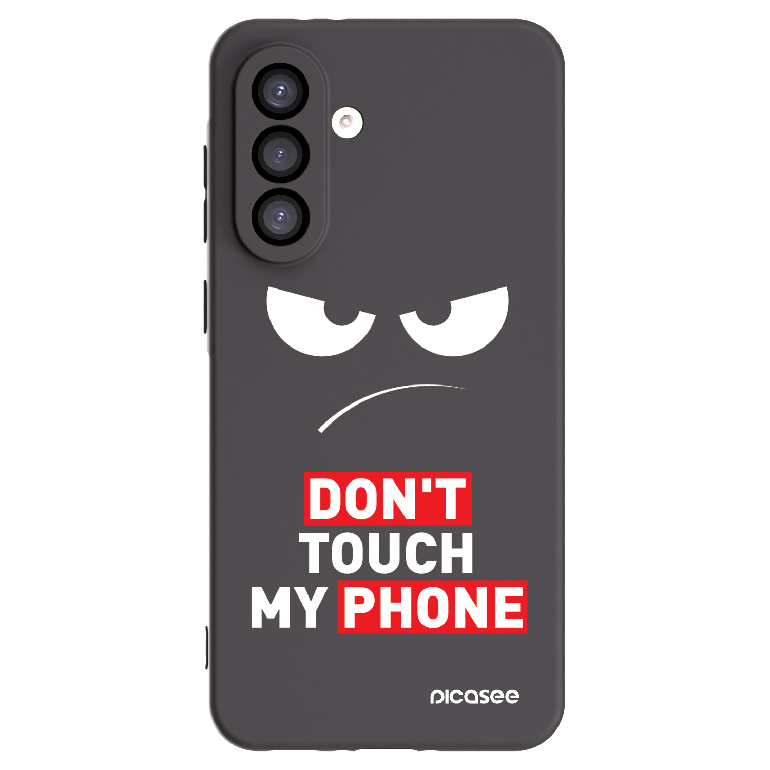 Picasee fekete szilikon tok az alábbi mobiltelefonokra Samsung Galaxy A26 5G A266B - Angry Eyes - Transparent