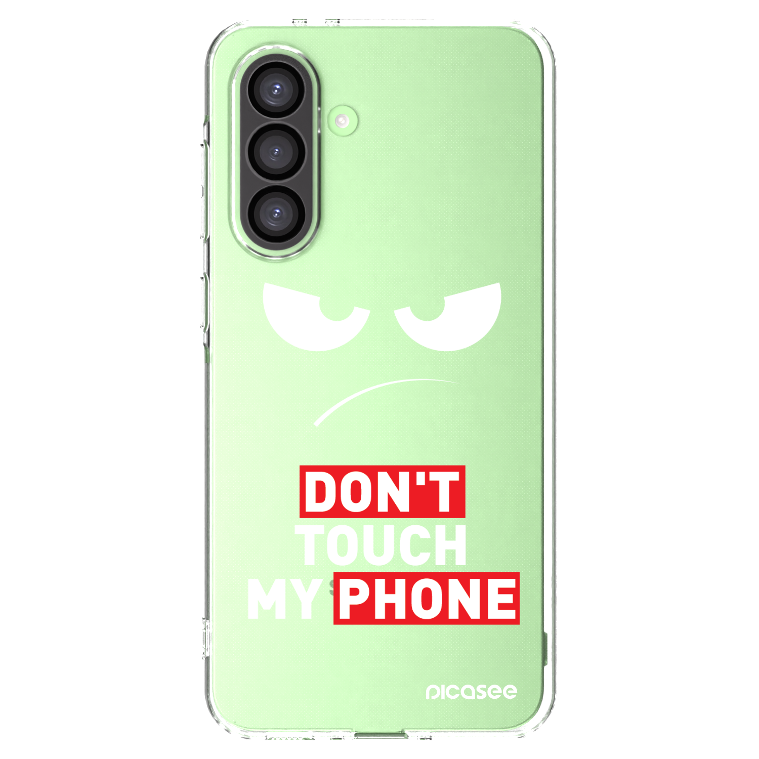 Picasee átlátszó szilikon tok az alábbi mobiltelefonokra Samsung Galaxy A26 5G A266B - Angry Eyes - Transparent