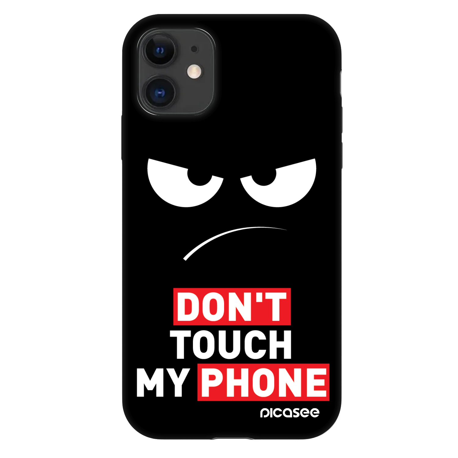 Picasee Fashion Case Apple iPhone 11 - Angry Eyes - Transparent