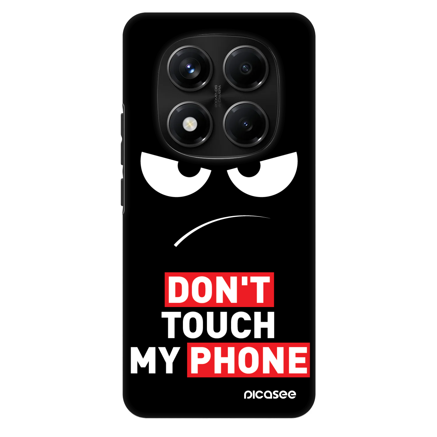 Picasee Fashion Case Xiaomi Redmi Note 14 Pro+ 5G - Angry Eyes - Transparent