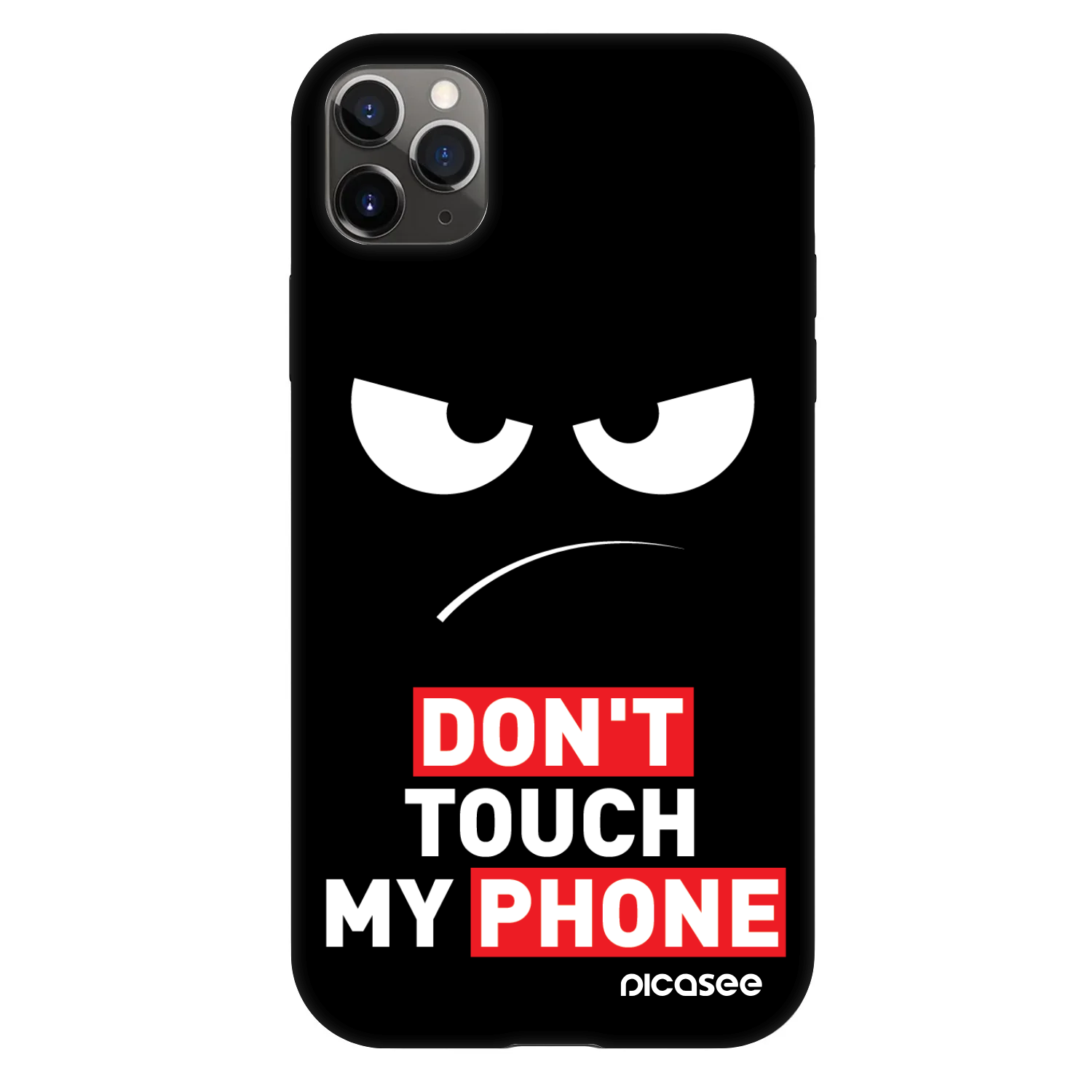 Picasee Fashion Case Apple iPhone 11 Pro Max - Angry Eyes - Transparent