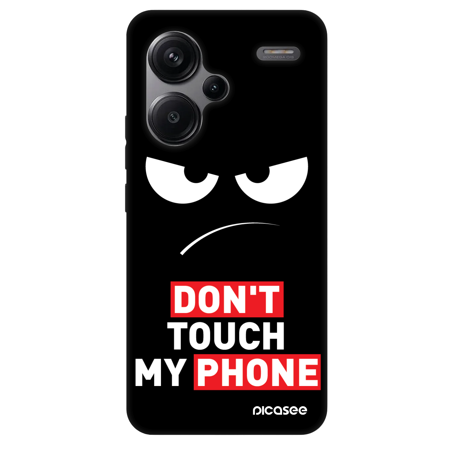 Picasee Fashion Case Xiaomi Redmi Note 13 Pro+ 5G - Angry Eyes - Transparent