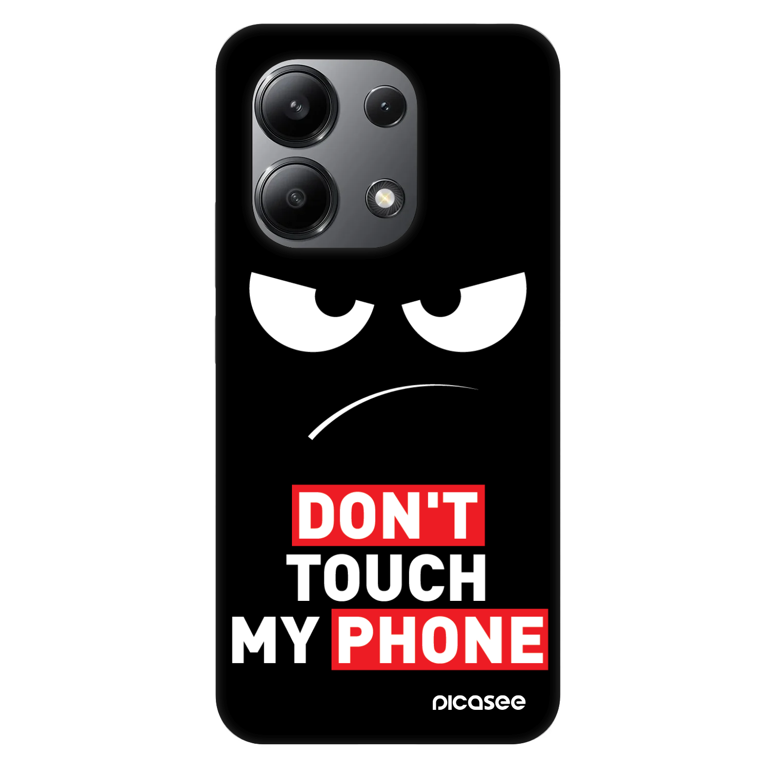 Picasee Fashion Case Xiaomi Redmi Note 13 4G - Angry Eyes - Transparent