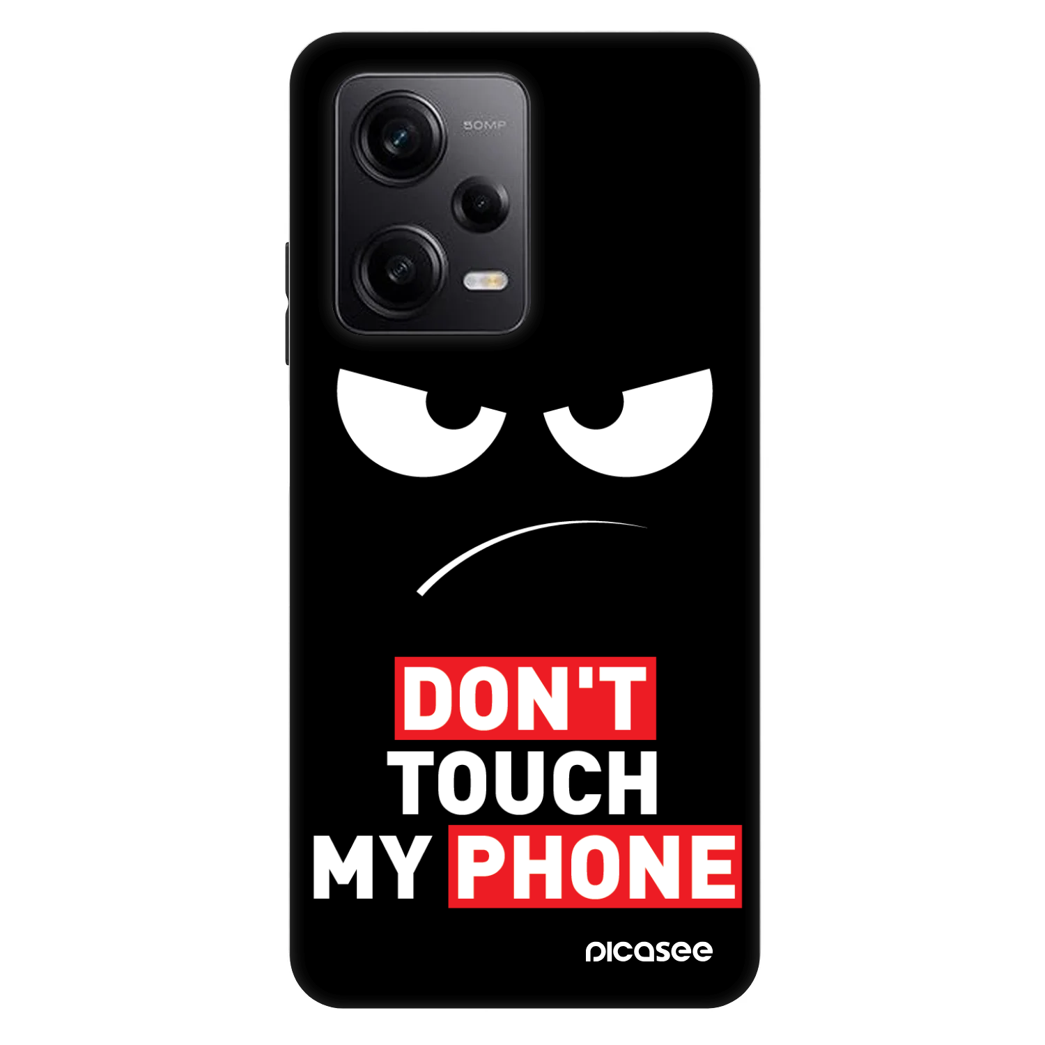 Picasee Fashion Case Xiaomi Redmi Note 12 Pro 5G - Angry Eyes - Transparent