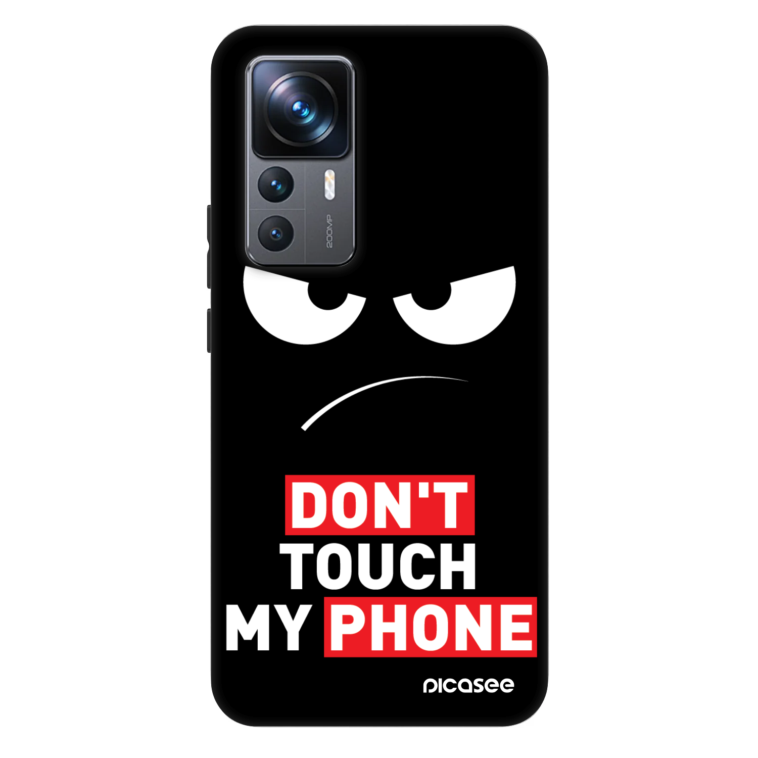 Picasee Fashion Case Xiaomi 12T Pro - Angry Eyes - Transparent